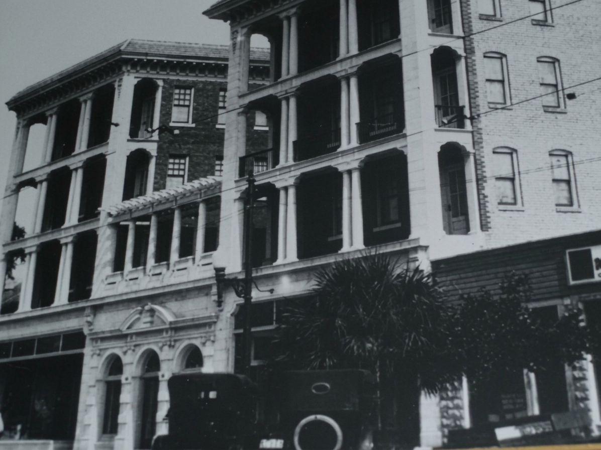 The historic Alexander Hotel in an early photograph